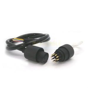 10pin pluggable wet micro circular connector submarinos underwater ROV connector mcbh10m mcil10f 