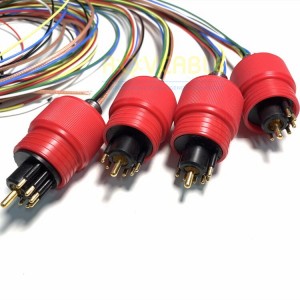 6 power and 1 coaxial underwater connector