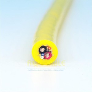 Flexible 2 Core Copper Conductor Underwater Power Cable With 4 Core Signal Cable (2)