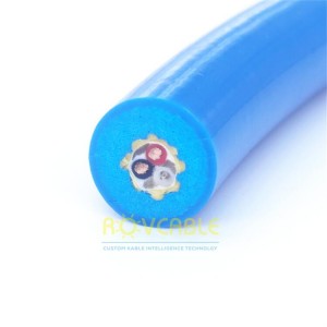 PUR Double Sheath Cable Neutrally Buoyant Cable With Air Duct 