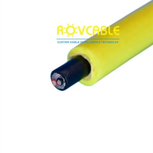 Negative buoyant subsea cable umbilical offshore power cable