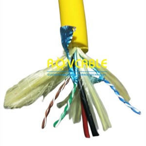 2 POWER AND 3 Date Cable  negative Buoyant Cable 