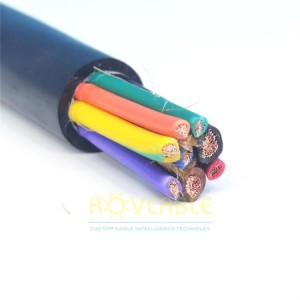 6 Core Control Cable With 2 Core Power Wires Underwater ROV Cable