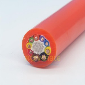 7 Core Control Cable With 2 Core Power Wires Underwater Composite Cable