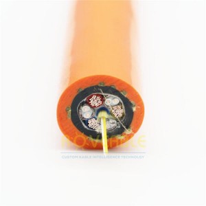 Multicore Underwater Single Mode Fiber Optic Cable For Underwater Signal Transmission