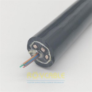 Flexible reinforced cable purpose designed for pipe robot