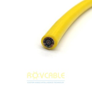 Yellow Sheath sewer camera  Underwater Video cable 