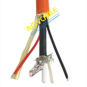 Underwater Video Cable 2 Power and 1 Coaxial Cable 