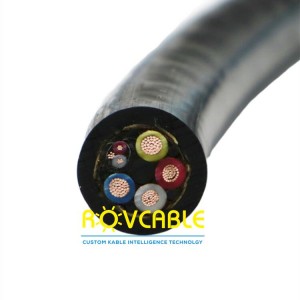 High Flexible Watertight 2 3 4 5 6 7 8 cores Underwater Umbilical Cable 